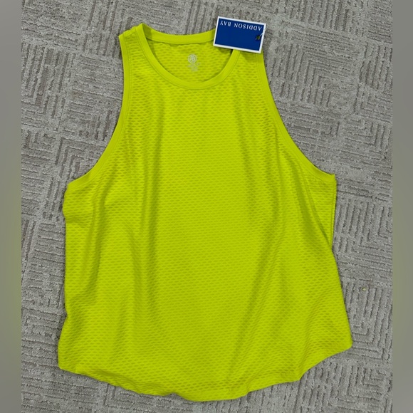 Addison Bay Tops - Addison Bay Neon Yellow Tank Top